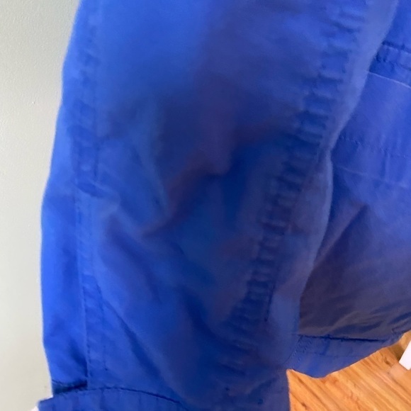 Women’s Banana Republic Distressed Blue Button up Jacket Size Large - Picture 5 of 12